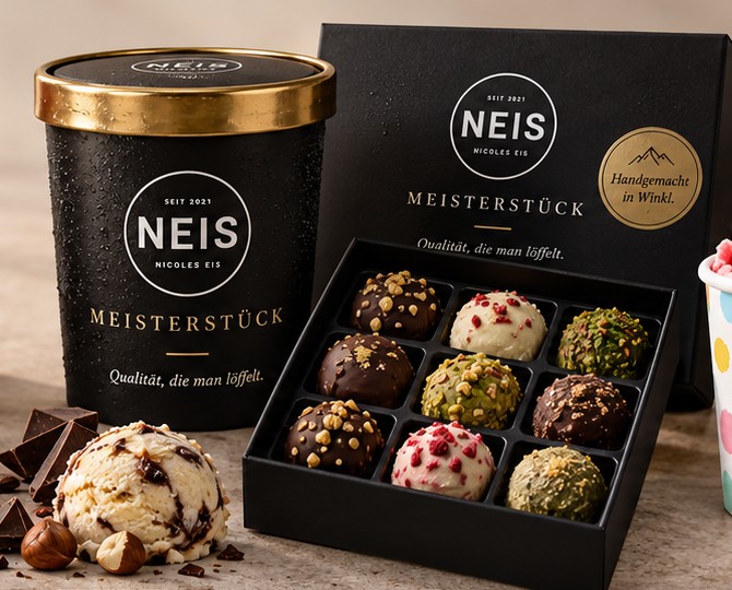 NEIS Meisterstück Becher und Kugerl-Box
